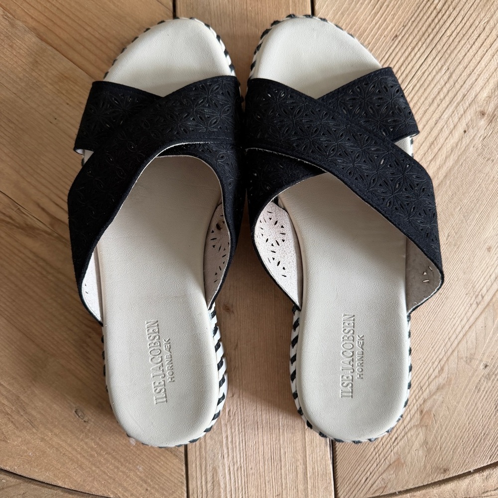 Ilse Jacobsen EU 37 Tulip Crisscross Slide Sandals - Picture 2 of 6